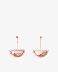 CHARLES & KEITH - Khuyên tai nữ Semi-Circle Floating Locket Drop
