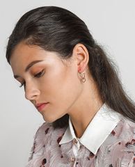 CHARLES & KEITH - Khuyên tai nữ Wind Asymmetry Gun