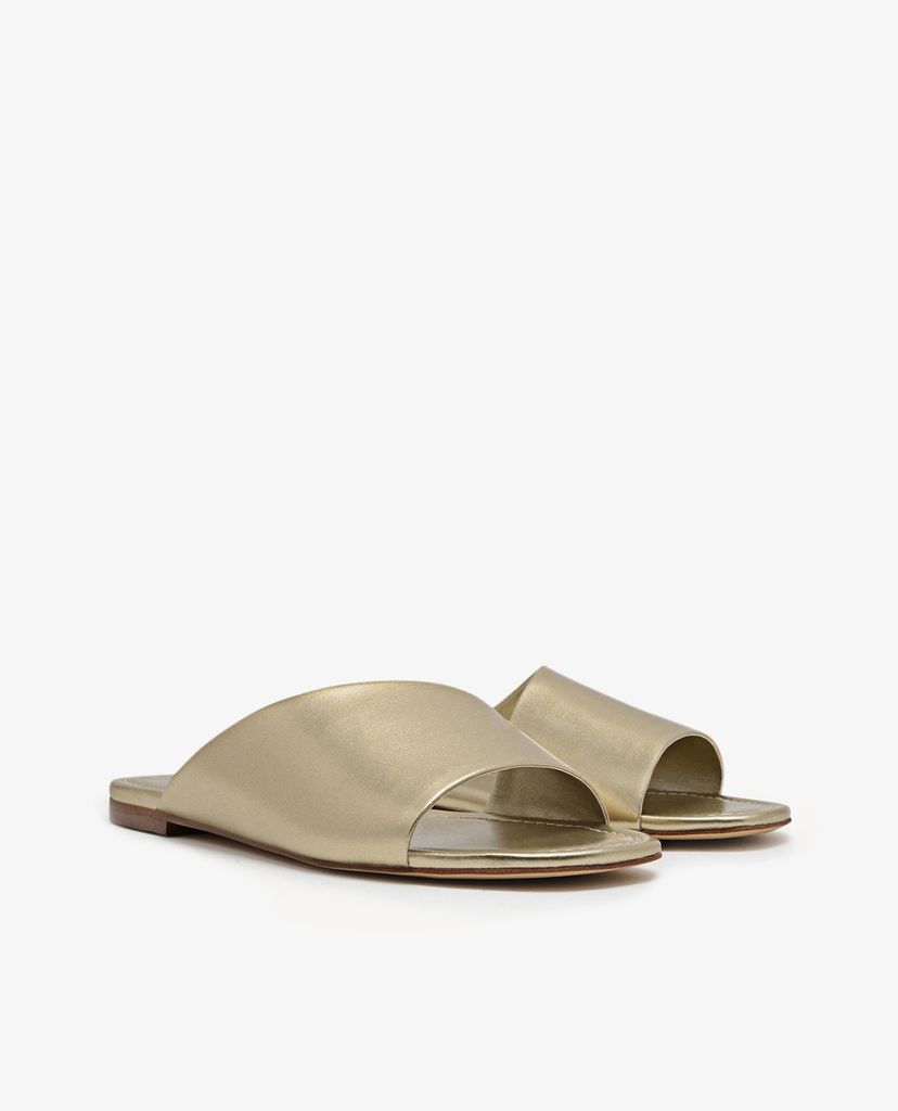 PEDRO - Giày sandal nữ quai ngang bảng lớn thời trang