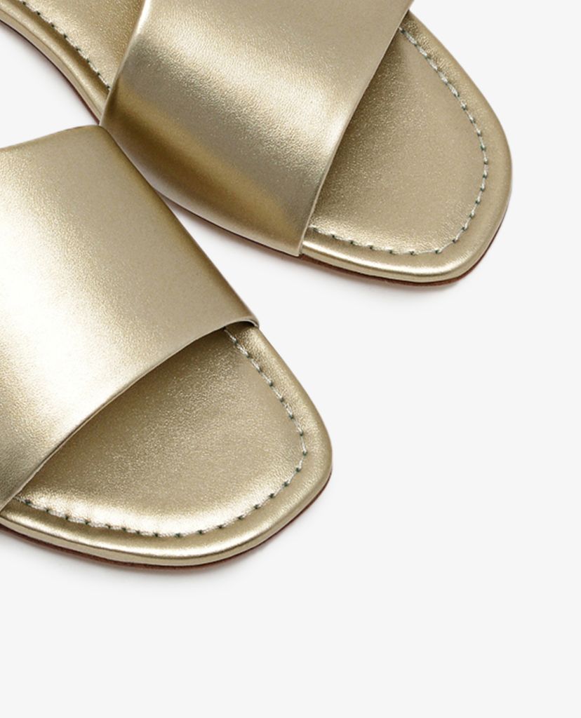 PEDRO - Giày sandal nữ quai ngang bảng lớn thời trang