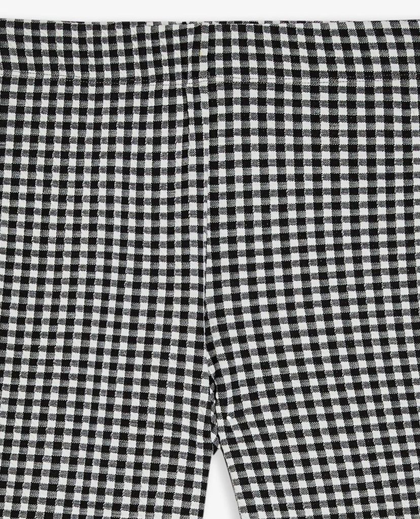 TOPSHOP - Quần kiểu nữ ống loe Black And White Gingham