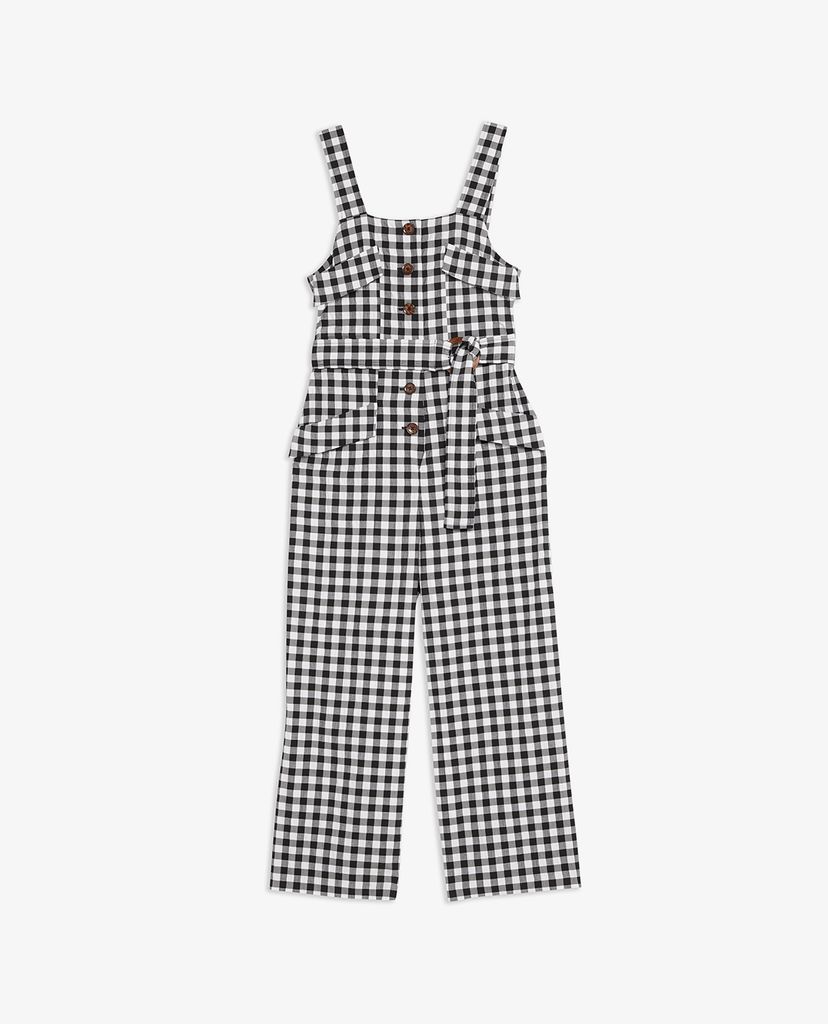 TOPSHOP - Jumpsuits nữ hai dây Gingham Pinafore