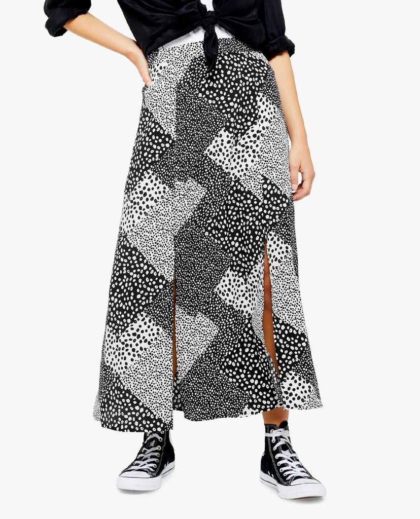 TOPSHOP - Chân váy midi Petite Size Dotted