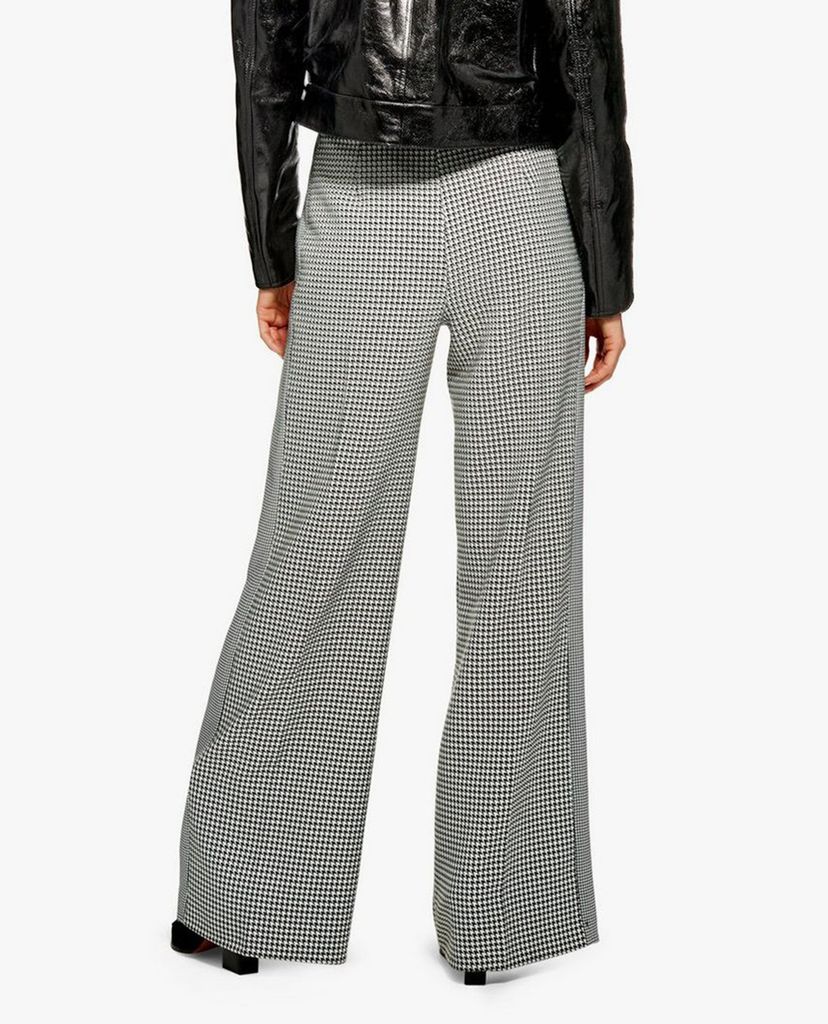 TOPSHOP - Quần kiểu nữ ống rộng Houndstooth