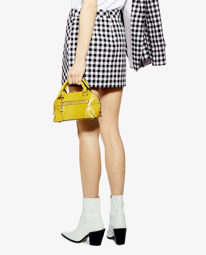 TOPSHOP - Chân váy mini chữ A Gingham