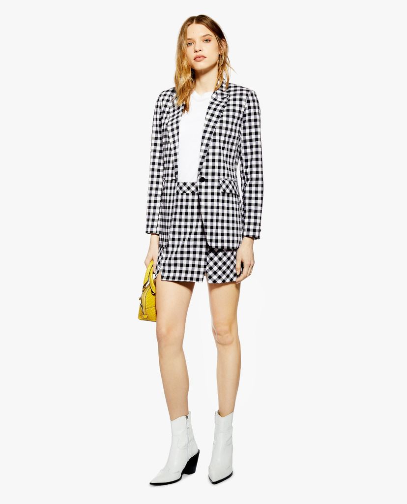 TOPSHOP - Chân váy mini chữ A Gingham