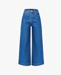 GIGI - Quần jeans nữ denim lưng cao ống rộng thời trang