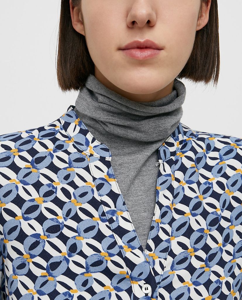 MAX&Co. - Đầm mini cổ V tay dài Flounce In Sablé