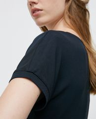 MAX&Co. - Áo thun nữ cổ tròn tay ngắn Silk And Jersey