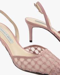 CHARLES & KEITH - Giày cao gót mũi nhọn Lace Slingback