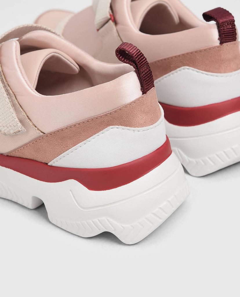 CHARLES & KEITH - Giày sneaker nữ quai dán Velcro Slip On