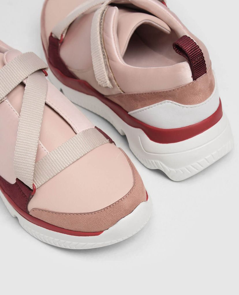 CHARLES & KEITH - Giày sneaker nữ quai dán Velcro Slip On