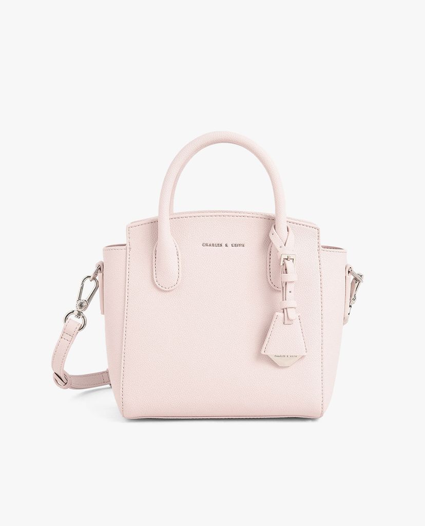 CHARLES & KEITH - Túi xách nữ phom vuông Double Handle Trapeze