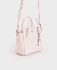 CHARLES & KEITH - Túi xách nữ phom vuông Double Handle Trapeze