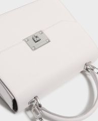 CHARLES & KEITH - Túi xách tay nữ chữ nhật Classic Push Lock