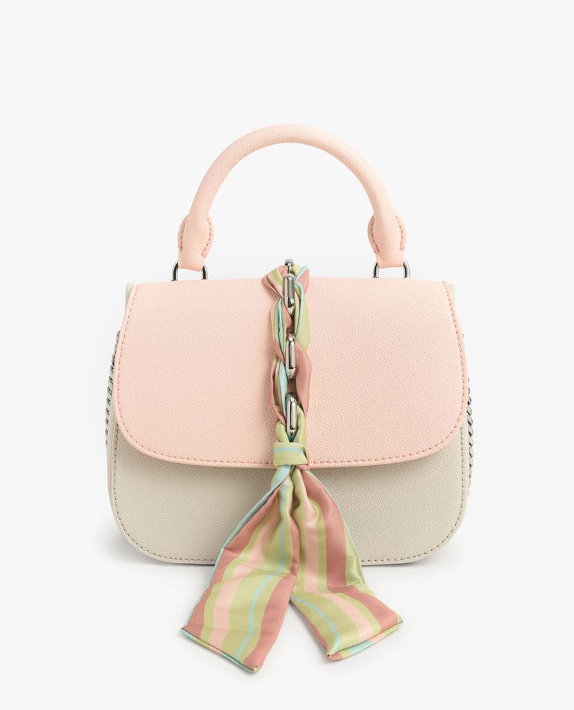 CHARLES & KEITH - Túi xách tay nắp gập Braided Front Flap