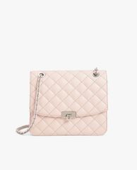 CHARLES & KEITH - Túi đeo vai nữ chữ nhật Quilted Chain Strap