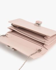 CHARLES & KEITH - Ví cầm tay nữ nắp gập dáng dài Stone Embellished