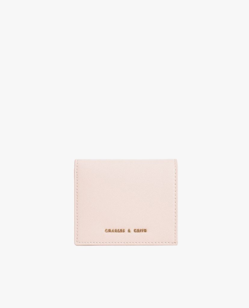 CHARLES & KEITH - Ví nữ mini dạng gập Zip Around
