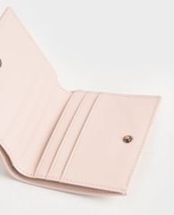 CHARLES & KEITH - Ví nữ mini dạng gập Zip Around