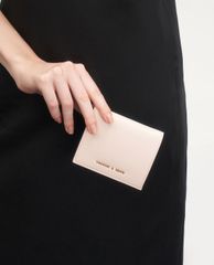 CHARLES & KEITH - Ví nữ mini dạng gập Zip Around