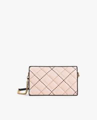 CHARLES & KEITH - Ví cầm tay nữ phom chữ nhật Quilted