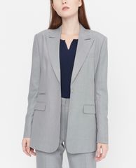 GIGI - Áo blazer nữ dáng dài phối nút cài thời trang