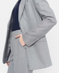 GIGI - Áo blazer nữ dáng dài phối nút cài thời trang