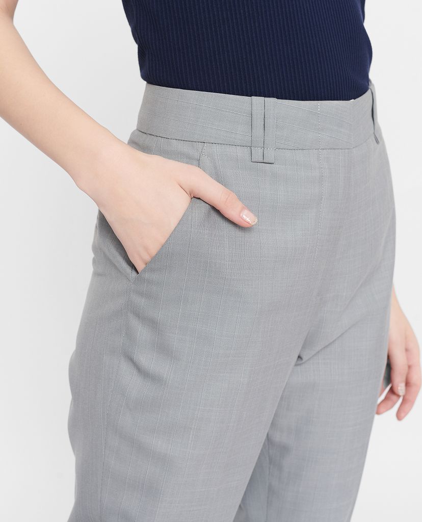 GIGI - Quần tây nữ lưng cao phom suông thời trang