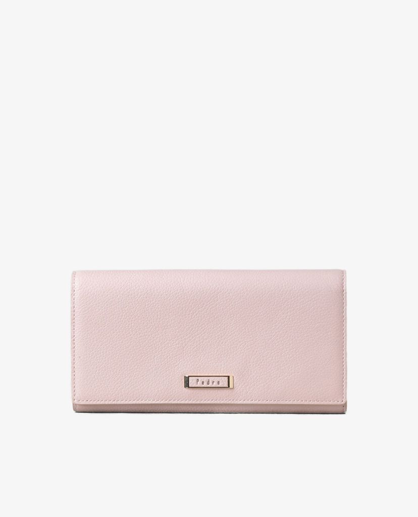 PEDRO - Ví cầm tay nữ chữ nhật Pearlized Front Flap
