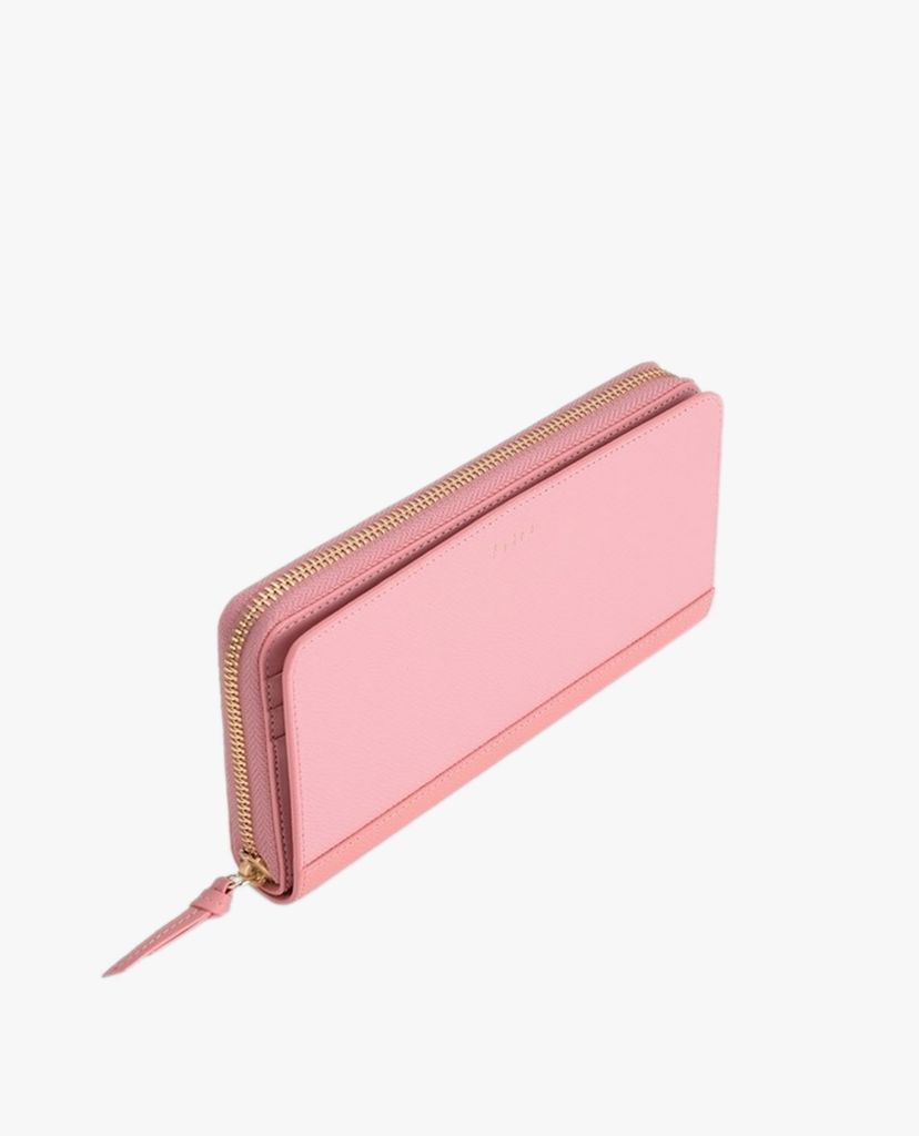 PEDRO - Ví nữ chữ nhật phom dài Leather Bi Fold