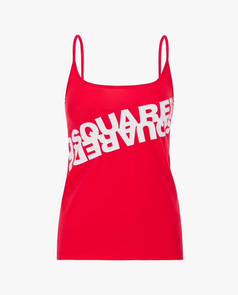 DSQUARED2 - Áo hai dây phom ôm Logo