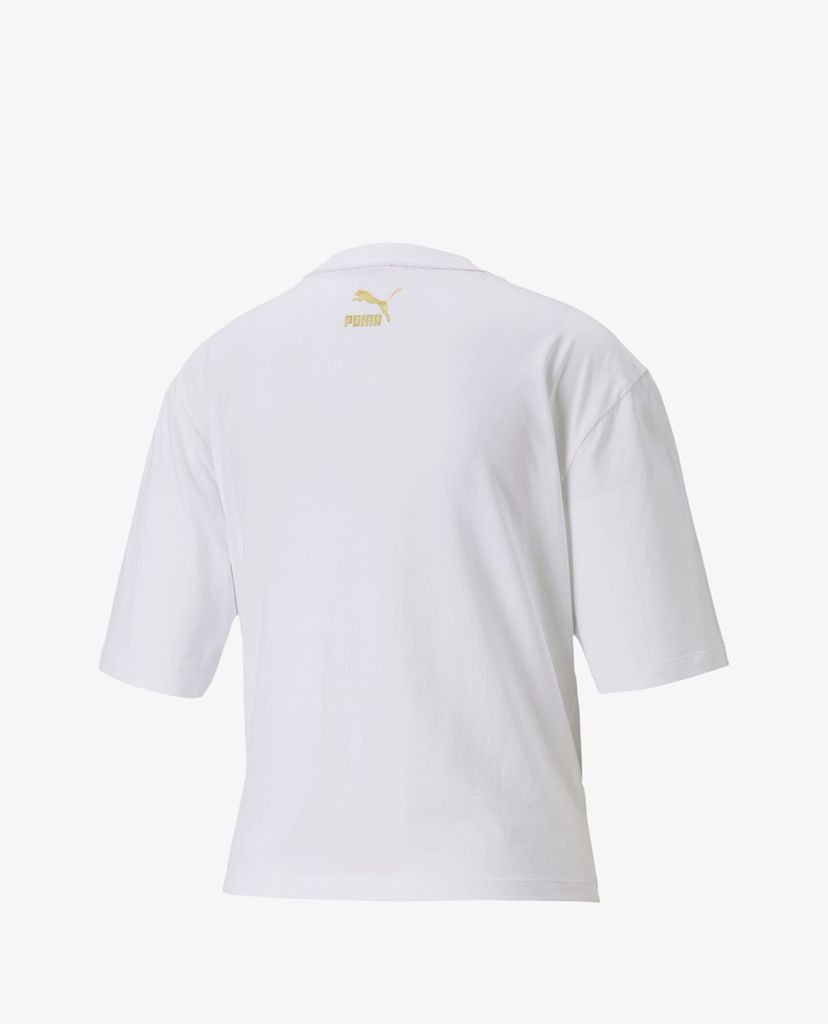 PUMA - Áo thun thể thao nữ tay lỡ TFS Graphic Regular