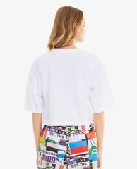 PUMA - Áo croptop nữ cổ tròn ngắn tay Sportstyle INTL Game
