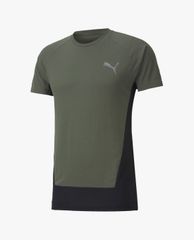 PUMA - Áo thun thể thao nam cổ tròn tay ngắn Sportstyle Evostripe