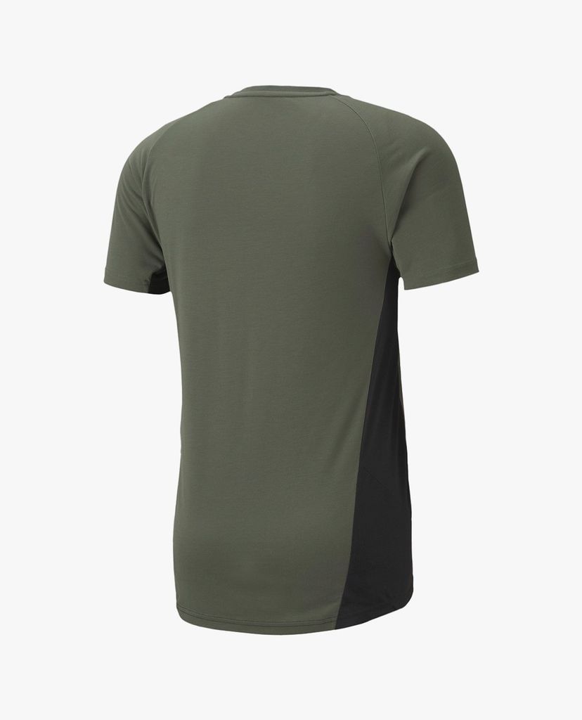 PUMA - Áo thun thể thao nam cổ tròn tay ngắn Sportstyle Evostripe