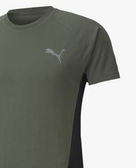 PUMA - Áo thun thể thao nam cổ tròn tay ngắn Sportstyle Evostripe
