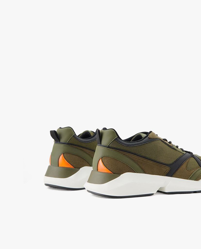 PEDRO - Giày sneaker nam Suede and Mesh