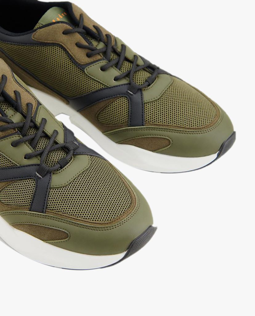 PEDRO - Giày sneaker nam Suede and Mesh