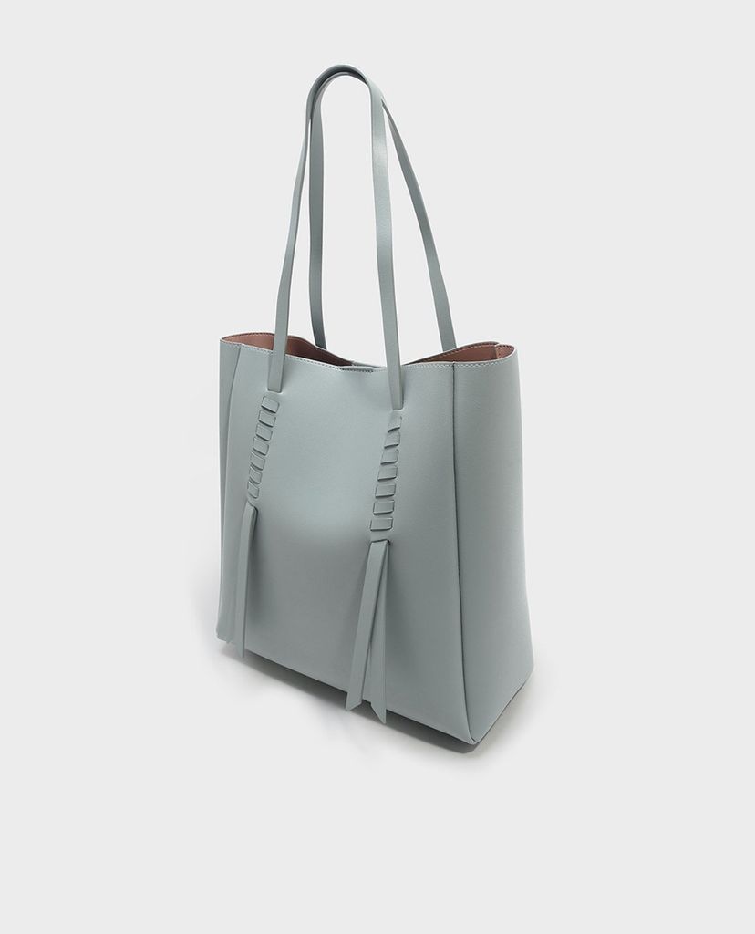 CHARLES & KEITH - Túi đeo vai Weave Detail