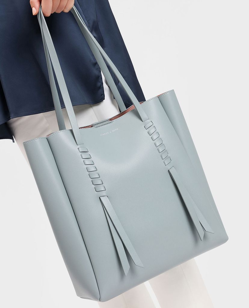 CHARLES & KEITH - Túi đeo vai Weave Detail