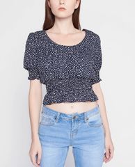 GIGI - Áo kiểu nữ ngắn tay cổ Casual