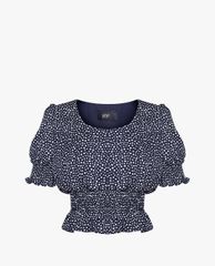 GIGI - Áo kiểu nữ ngắn tay cổ Casual