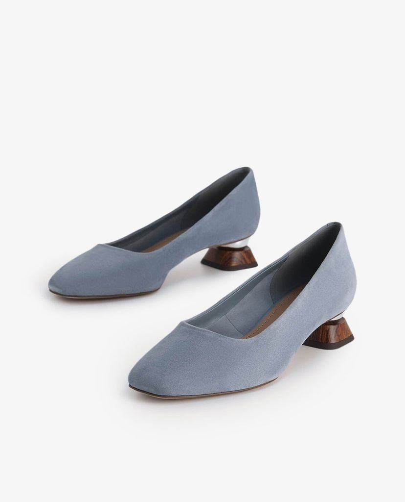 PEDRO - Giày cao gót mũi vuông Leather Square Toe
