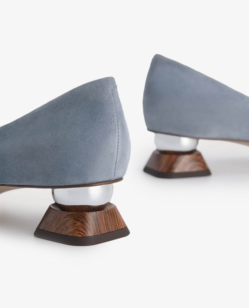 PEDRO - Giày cao gót mũi vuông Leather Square Toe