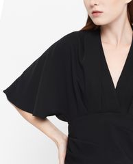 GIGI - Áo kiểu nữ cổ V tay cánh dơi Draped Kimono