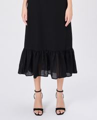 GIGI - Đầm midi hai dây cổ V phom suông