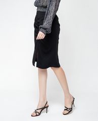 GIGI - Chân váy midi bút chì Ruched Split