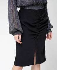 GIGI - Chân váy midi bút chì Ruched Split