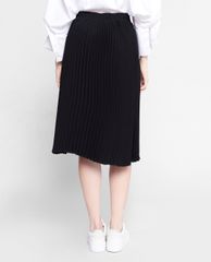 GIGI - Chân váy midi hai lớp xếp li Blue Star